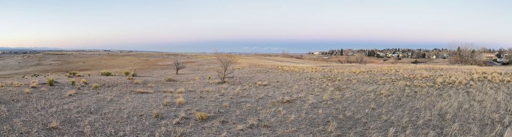 Scenic view of landscape against sky