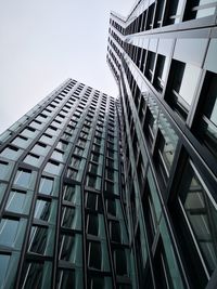 Low angle view of modern building against sky