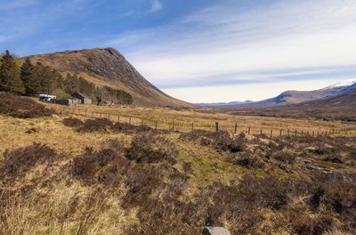 Scenic view of landscape against sky