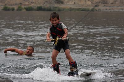 Boy in water