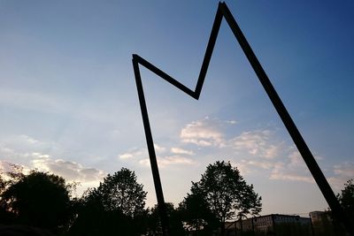 Low angle view of tree against sky