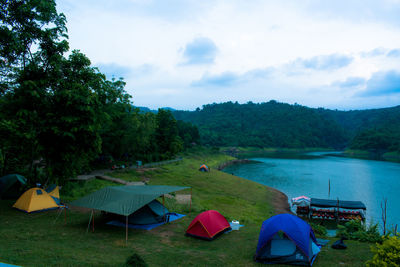 Scenic view of landscape against sky