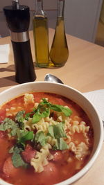 Close-up of food in bowl