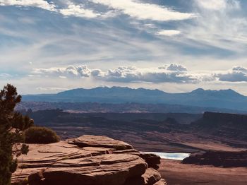 Scenic view of landscape against sky