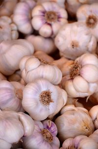 Full frame shot of garlic