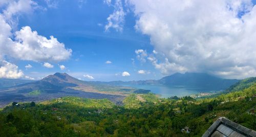 Panoramic view of landscape against sky