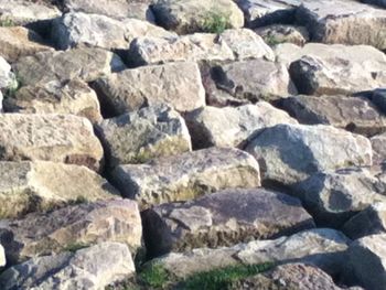 Full frame shot of stones