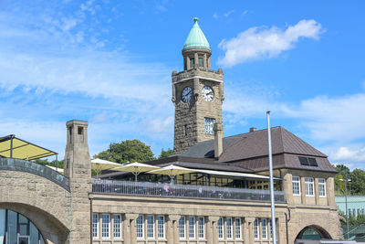 Low angle view of historic building against sky