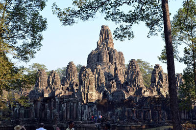 Panoramic view of a temple