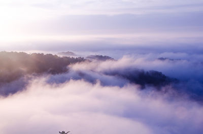 Low angle view of cloudscape against sky