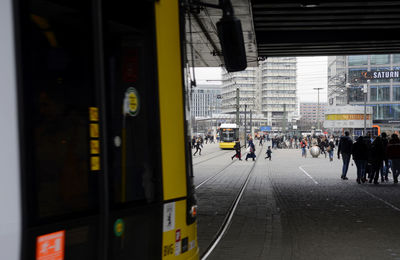 View of city street