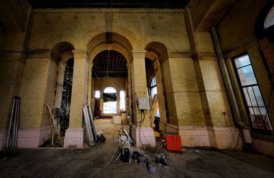 Interior of old building