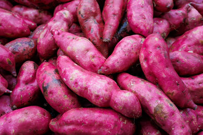 Full frame shot of vegetables for sale at market stall