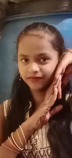 Portrait of beautiful young woman