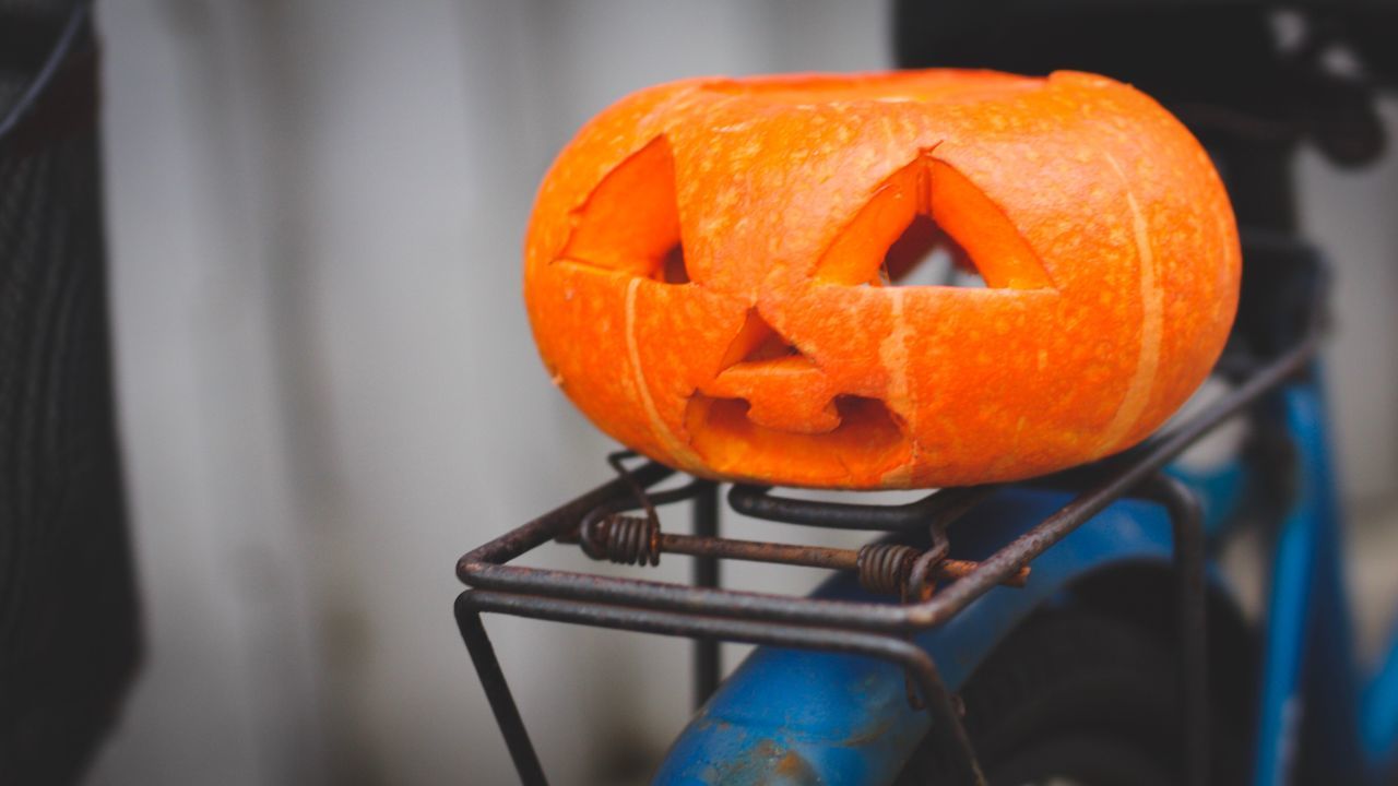 orange color, pumpkin, halloween, no people, jack o lantern, close-up, day, outdoors