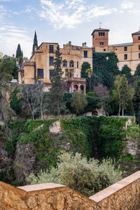 Beautiful view from ronda, malaga, andalusia, spain