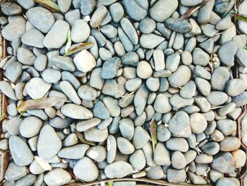 Full frame shot of pebbles