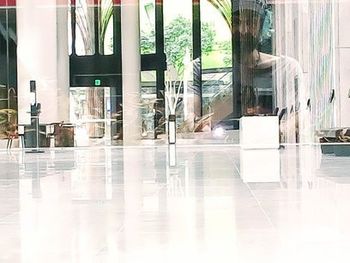 Interior of modern building