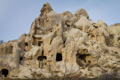 Landscapes in cappadocia beautiful mountains in turkey