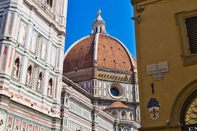 Low angle view of historic building against sky