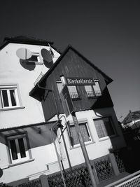 Low angle view of building against sky