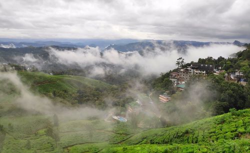 Cloudy misty munnar 