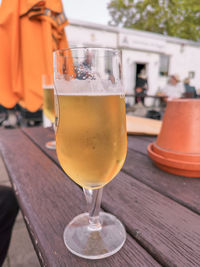 Close-up of drink on table