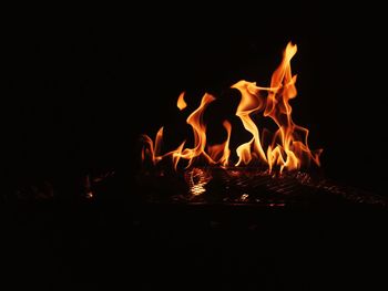 Fire at night