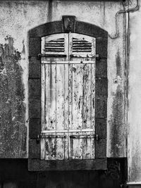 Close-up of old wall