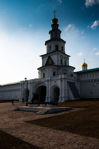 Low angle view of building against sky