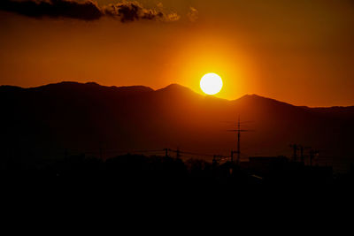 Scenic view of sunset