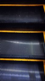 Full frame shot of escalator