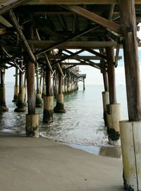 View of bridge over sea