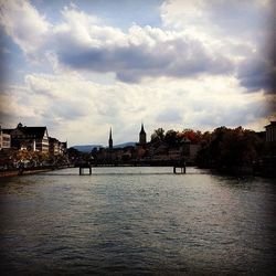 River with buildings in background