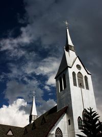 High section of church against sky