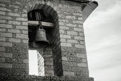 Low angle view of castle against sky