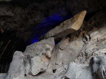 Close-up of peeled wall