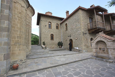 Exterior of church against clear sky