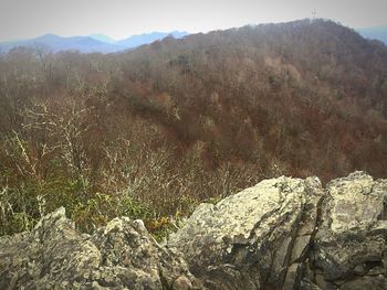 Scenic view of mountains