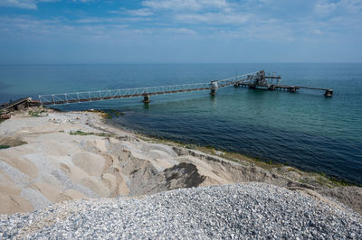 The gravel pit at glatved beach