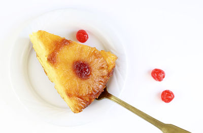 Close-up of dessert in plate