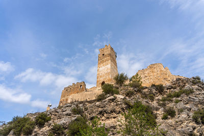 Penella castle, in alicante, spain.