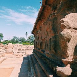 Ancient structure against sky