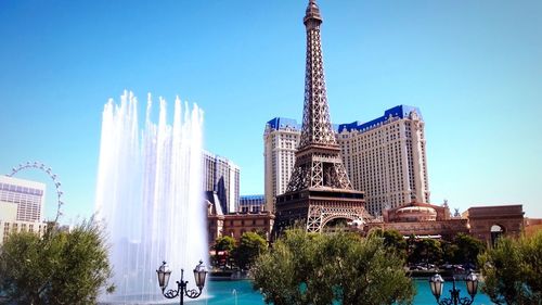 Panoramic view of buildings against sky