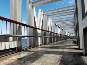 Empty corridor of building