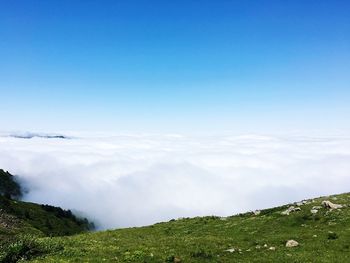 Scenic view of landscape against sky