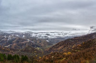 Scenic view of landscape against sky