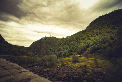 Scenic view of landscape against sky