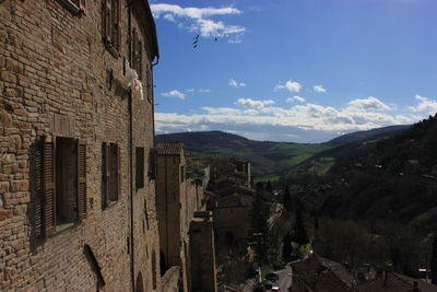 Panoramic view of buildings against sky