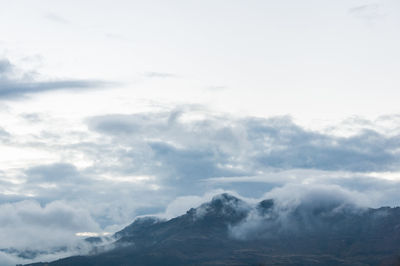 Low angle view of clouds in sky